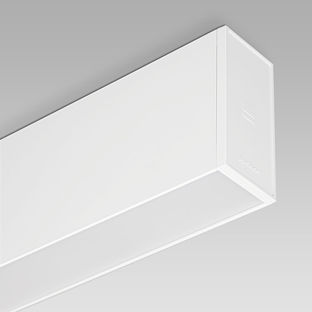 Deckenleuchten  Ceiling-mounted downlight with linear shape, perfect for the most elegant interiors
