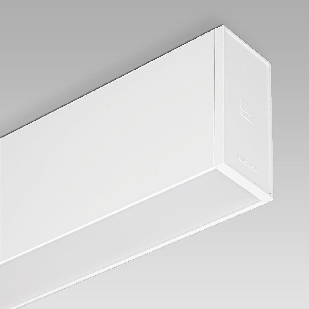 Deckenleuchten Ceiling-mounted downlight with linear shape, perfect for the most elegant interiors