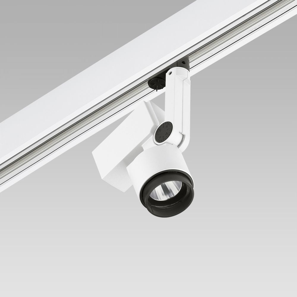 Stromschienen 220V - DALI  Verstellbarer Strahler für Stromschienen, mit aerodynamischem Design, für eine funktionelle und vielseitige Akzentbeleuchtung