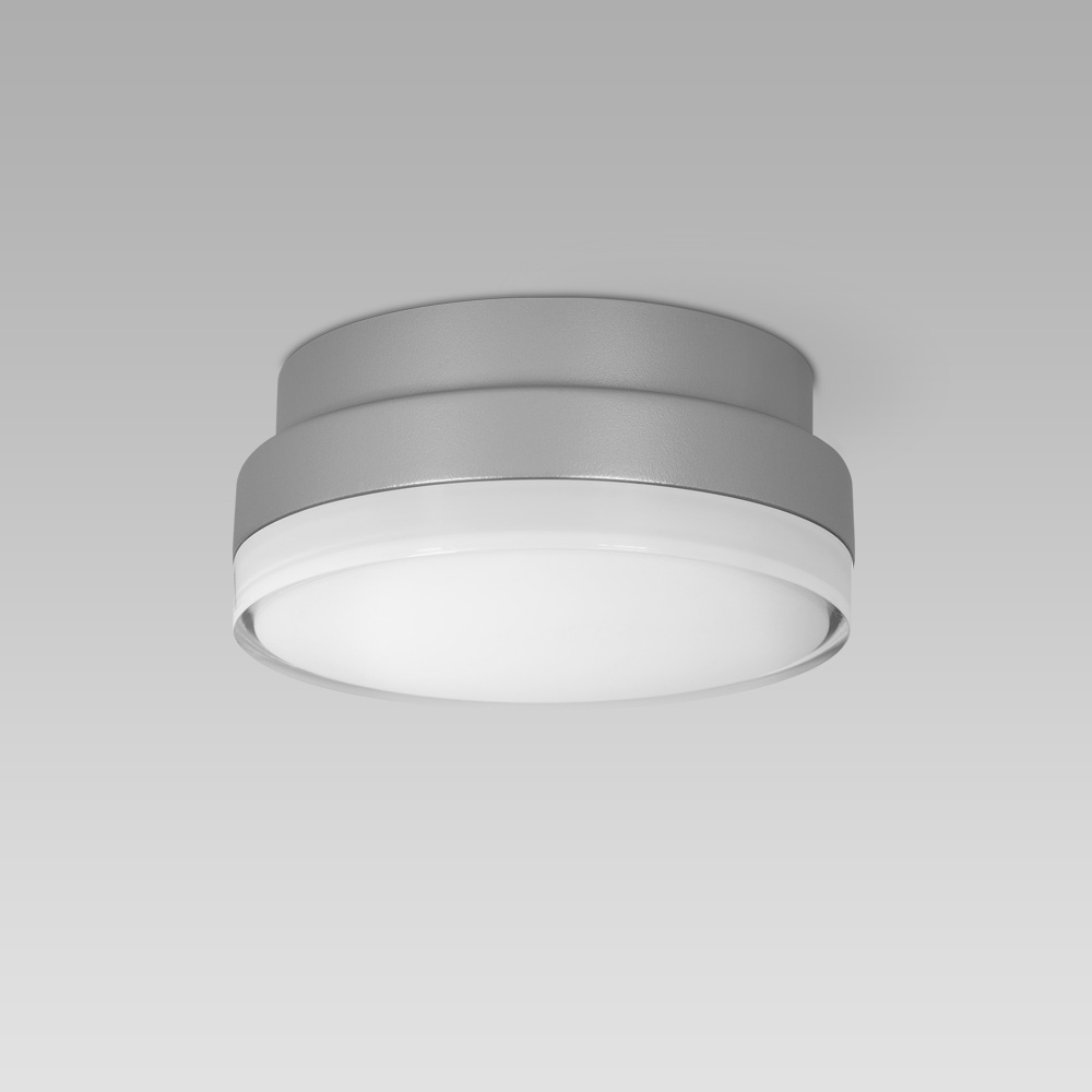 Appareils d’eclairage de façades Compact-size and resistant ceiling or wall-mounted luminaire for indoor and outdoor lighting